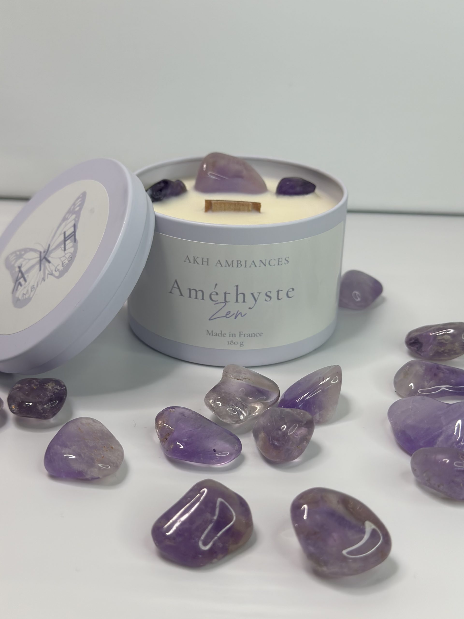 Bougie Parfumée Améthyste Zen – Image 4