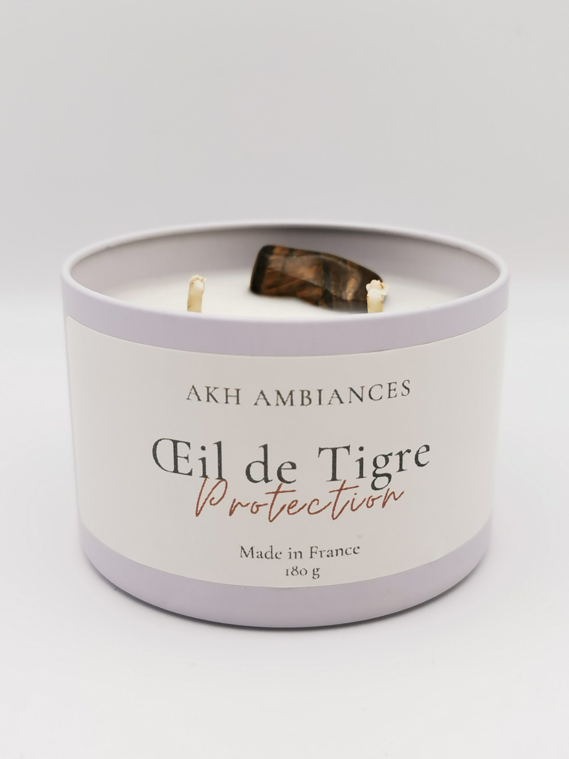 Bougie Parfumée Œil de Tigre Protection – Image 3